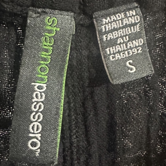 Women's Black Cropped Pants - Shannon Passero - Size Small - Picture 6 of 7